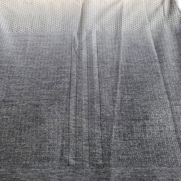 Adidas Running Womens Size S Ombre Athletic Tee Shirt Gray Purple - Picture 6 of 6